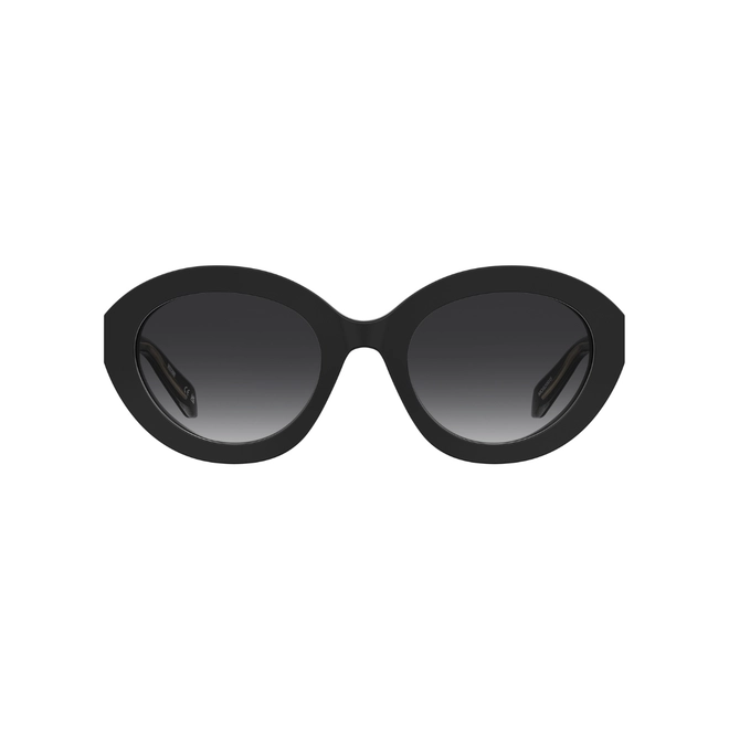 Óculos de Sol Moschino MOS200/S 807 539O S Acetato Preto com lentes na cor Cinza Escuro Degradê 2