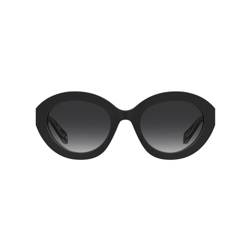 Óculos de Sol Moschino MOS200/S 807 539O S Acetato Preto com lentes na cor Cinza Escuro Degradê