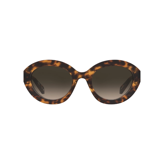 Óculos de Sol Moschino MOS200/S 086 53HA S Acetato Marrom Mesclado com lentes na cor Marrom Degradê 2