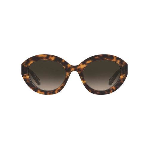 Óculos de Sol Moschino MOS200/S 086 53HA S Acetato Marrom Mesclado com lentes na cor Marrom Degradê