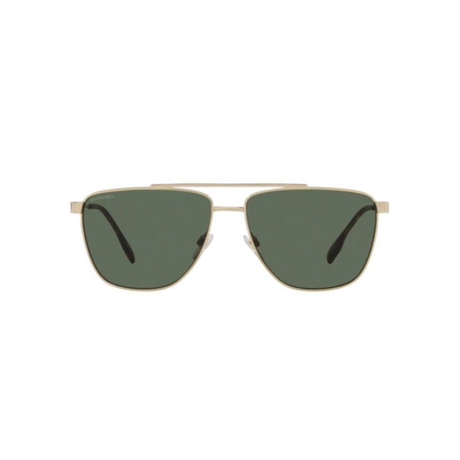 Óculos de Sol Burberry 0BE3141 11097161 Metal Dourado com lentes na cor Verde 2