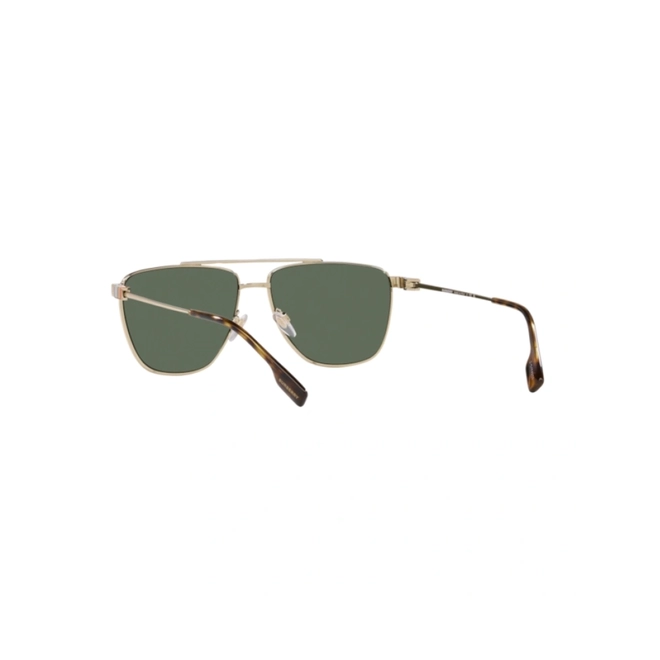 Óculos de Sol Burberry 0BE3141 11097161 Metal Dourado com lentes na cor Verde 4