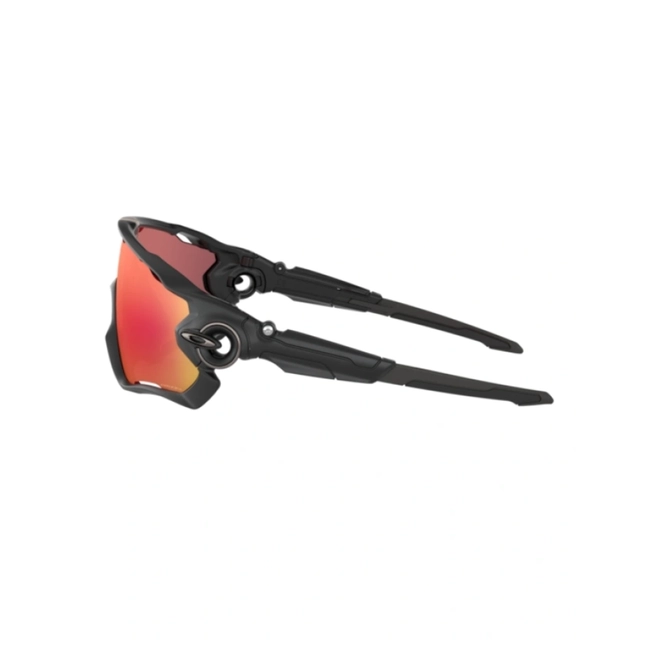 Óculos de Sol Oakley 0OO9290 92904831 Acetato Preto com lentes na cor Laranja Prizm 3