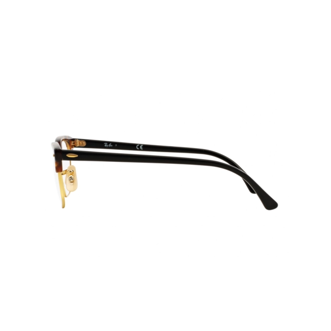 Óculos de Grau Ray-Ban 0RX5154 5494 51 Metal Dourado e Marrom Mesclado 3