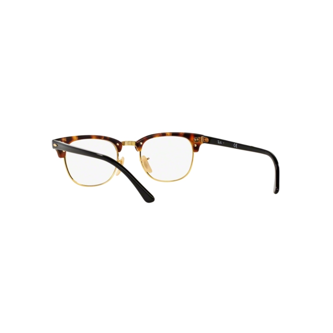 Óculos de Grau Ray-Ban 0RX5154 5494 51 Metal Dourado e Marrom Mesclado 4