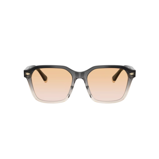 Óculos de Sol Brunello Cucinelli 0BC3015 1029 53 Acetato Preto Degradê com lentes na cor Amarelo Degradê 2