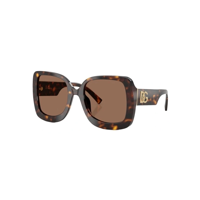 Óculos de Sol Dolce & Gabbana 0DG4513 502/7355 Acetato Marrom Mesclado com lentes na cor Marrom 1