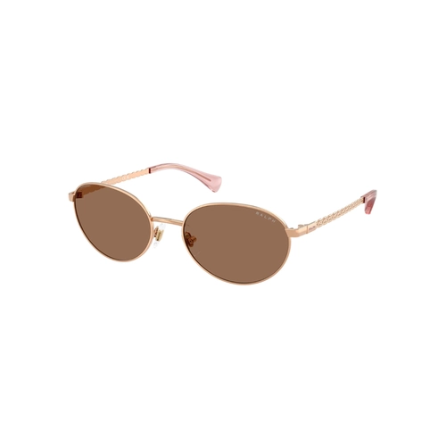 Óculos de Sol Ralph 0RA4148 94277355 Metal Rose com lentes na cor Marrom