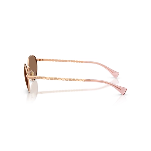Óculos de Sol Ralph 0RA4148 94277355 Metal Rose com lentes na cor Marrom