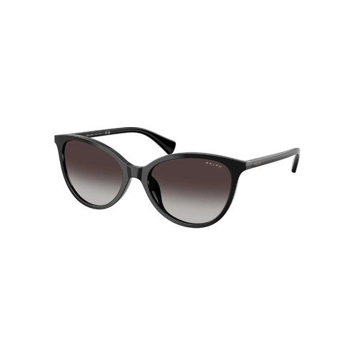 Óculos de Sol Ralph 0RA5339U 50018G57 Acetato Preto com lentes na cor Cinza Degradê