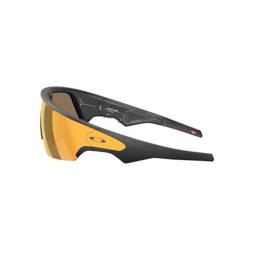 Óculos de Sol Oakley Meta Vanguard 0OW8001 80010452 Acetato Preto Fosco com lentes na cor Amarelo Prizm