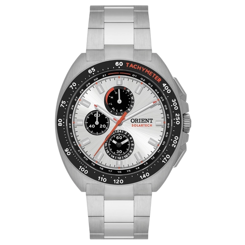 Relógio Orient Solartech Elite Land Cronógrafo - MBSSC298 S1SX Branco