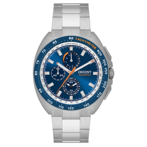 Relógio Orient Solartech Elite Land Cronógrafo - MBSSC298 D1SX Azul