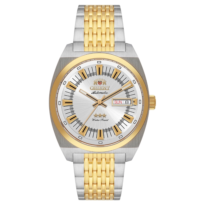 Relógio Orient Automático 3 Estrelas Heritage - YN6MM018 S1SK Branco 1