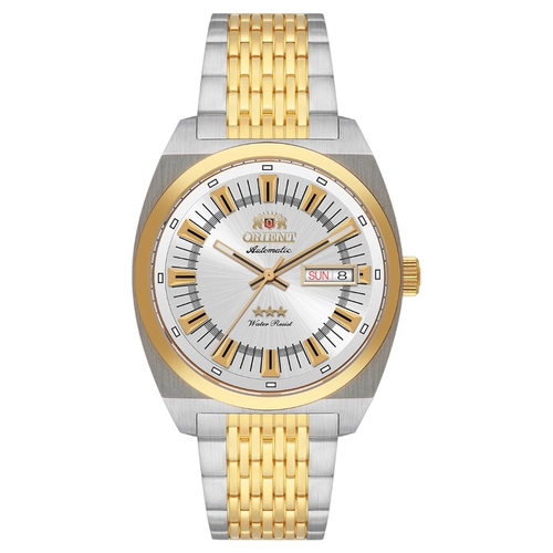 Relógio Orient Automático 3 Estrelas Heritage - YN6MM018 S1SK Branco
