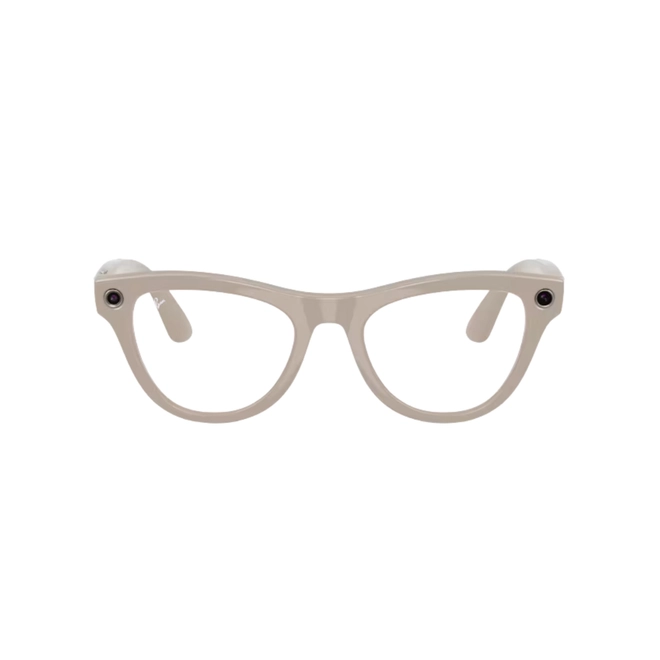 Óculos de Sol Ray-Ban Meta Skyler 0RW4014 6700MF52 Acetato Cinza Brilhante com lentes na cor Azul Fotocromático 3