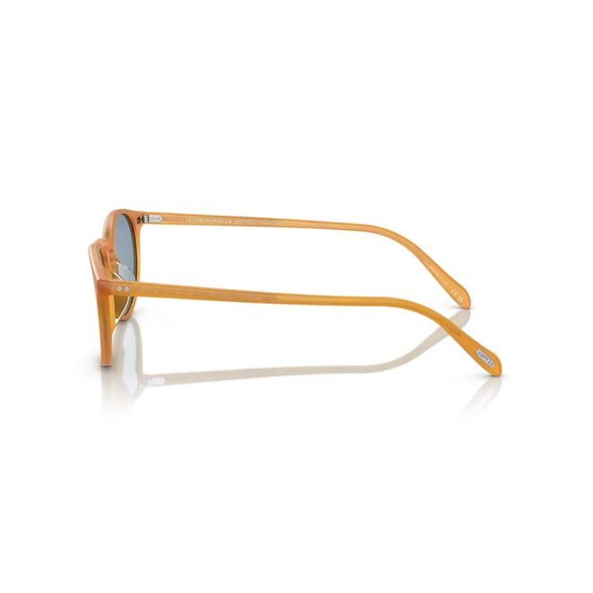 Óculos de Sol Oliver Peoples 0OV5004SU 16995649 Acetato Caramelo com lentes na cor Azul 3