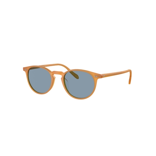 Óculos de Sol Oliver Peoples 0OV5004SU 16995649 Acetato Caramelo com lentes na cor Azul