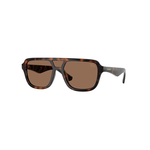 Óculos de Sol Burberry 0BE4474U 30027328 Acetato Marrom Mesclado com lentes na cor Marrom