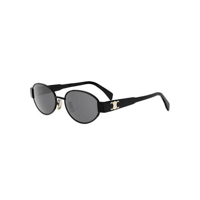 Óculos de Sol Celine Triomphe CL40235U_5401A Metal Preto com lentes na cor Cinza 1