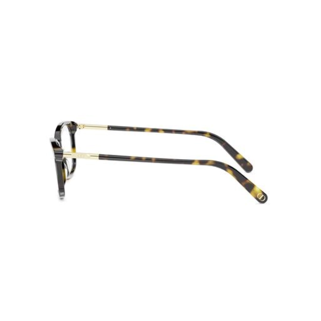 Óculos de Grau Christian Dior MiniCD O B8I CD50136I_54052 Acetato Marrom Mesclado 4