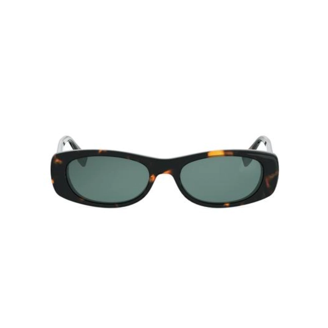 Óculos de Sol Fendi FE40183I_5356N Acetato Marrom Mesclado com lentes na cor Verde 2