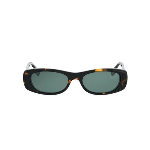 Óculos de Sol Fendi FE40183I_5356N Acetato Marrom Mesclado com lentes na cor Verde