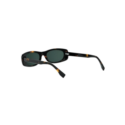Óculos de Sol Fendi FE40183I_5356N Acetato Marrom Mesclado com lentes na cor Verde