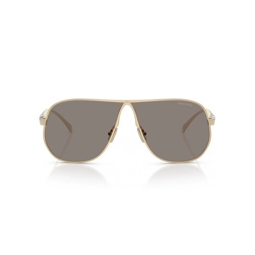 Óculos de Sol Miu Miu 0MU A56S ZVN80Q66 Metal Dourado com lentes na cor Cinza