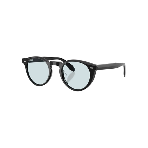 Óculos de Sol Oliver Peoples 0OV5587SU 1731GH48 Acetato Preto com lentes na cor Azul