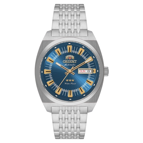 Relógio Orient Automático 3 Estrelas Heritage - YN6SS018 D1SX Azul