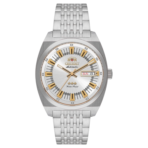 Relógio Orient Automático 3 Estrelas Heritage - YN6SS018 S1SX Branco