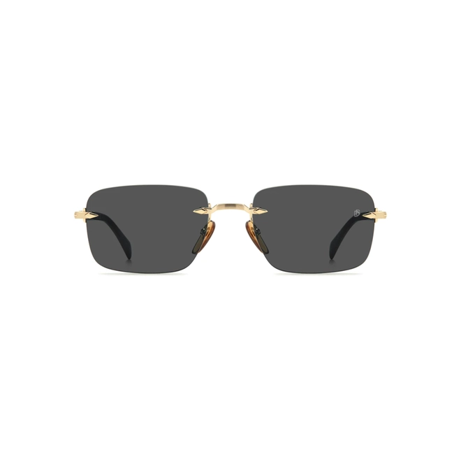 Óculos de Sol David Beckham DB 1195/S RHL 57IR S Metal Dourado com lentes na cor Cinza 2