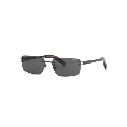 Óculos de Sol Chopard SCHM32 600568 Metal Preto com lentes na cor Cinza