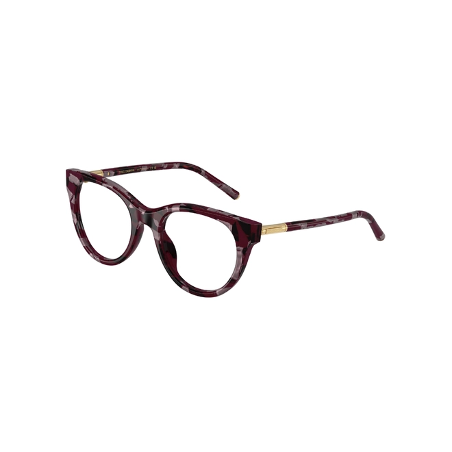 Óculos de Grau Dolce & Gabbana 0DG3433 3464 53 Acetato Roxo Mesclado 1