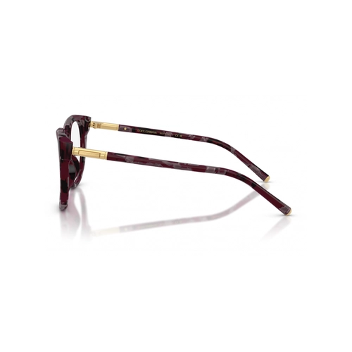 Óculos de Grau Dolce & Gabbana 0DG3433 3464 53 Acetato Roxo Mesclado