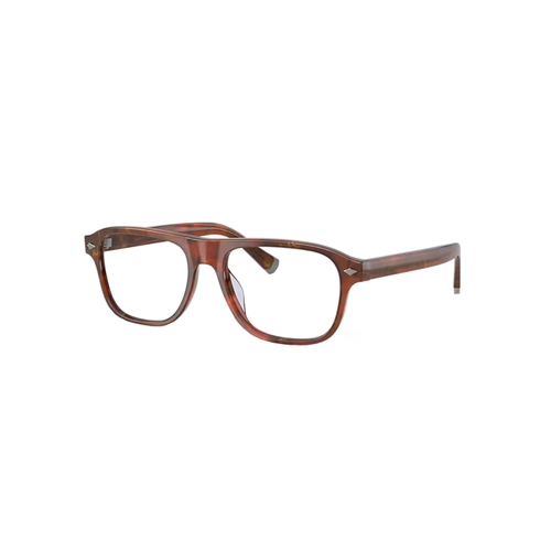 Óculos de Grau Brunello Cucinelli 0BC3014 1051 55 Acetato Marrom Mesclado