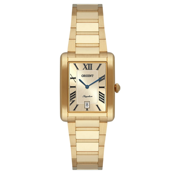 Relógio Orient Eternal Tank - LGSS1021 C3KX Dourado 1