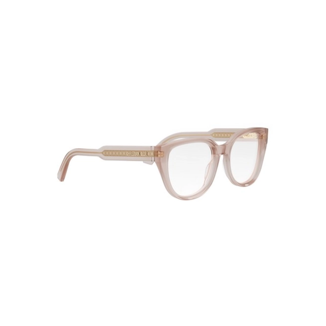 Óculos de Grau Christian Dior DiorPrismeO B1I CD50107I_52072 Acetato Rosa Transparente 3