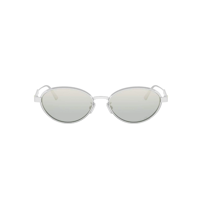 Óculos de Sol Christian Dior DiorCannage R1U CD40209U_5316X Metal Prata com lentes na cor Azul 2