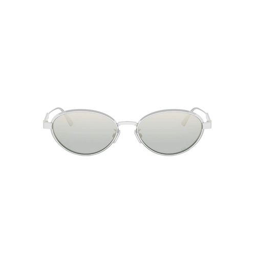 Óculos de Sol Christian Dior DiorCannage R1U CD40209U_5316X Metal Prata com lentes na cor Azul