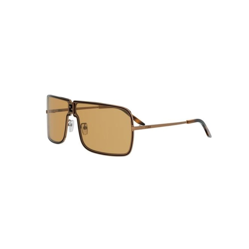 Óculos de Sol Fendi FE40195U_6745E Metal Bronze com lentes na cor Marrom
