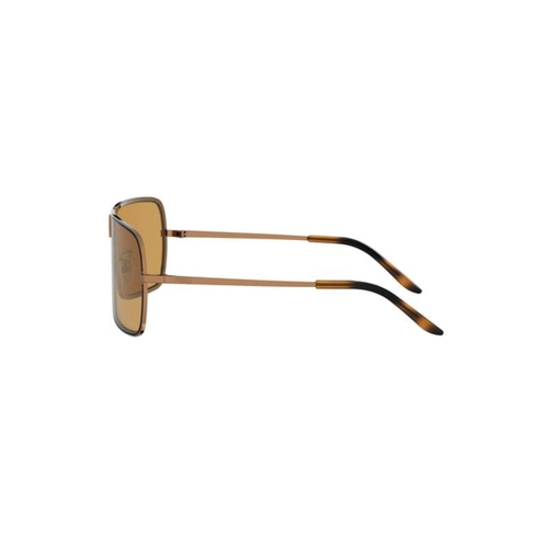 Óculos de Sol Fendi FE40195U_6745E Metal Bronze com lentes na cor Marrom