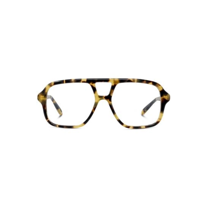 Óculos de Grau Loewe LW50097I_54056 Acetato Amarelo Mesclado 2