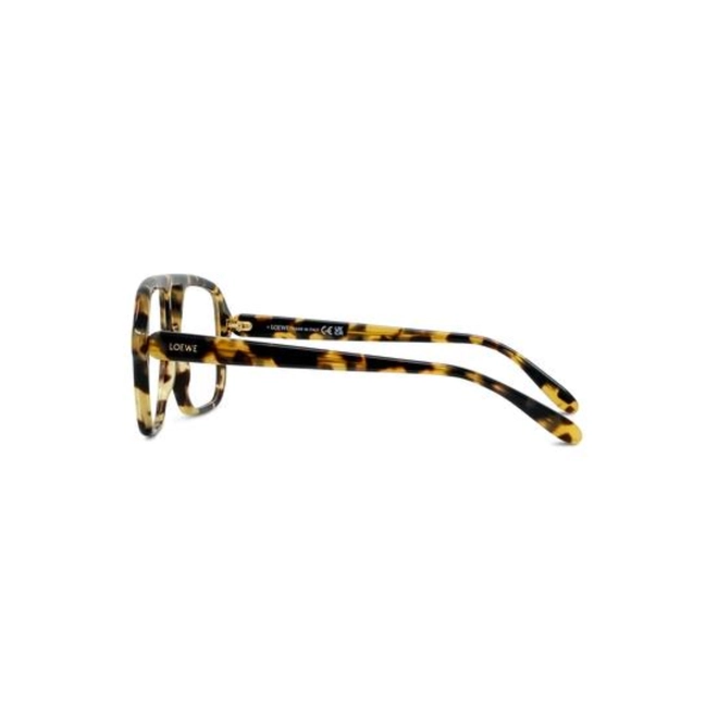 Óculos de Grau Loewe LW50097I_54056 Acetato Amarelo Mesclado 4