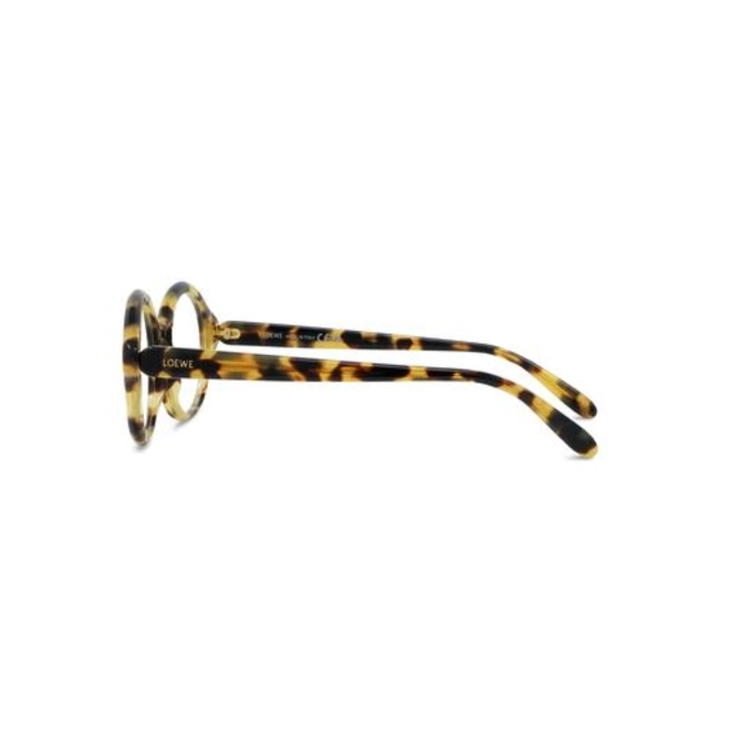 Óculos de Grau Loewe LW50098I_50056 Acetato Amarelo Mesclado 4