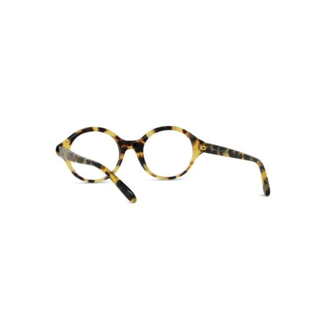 Óculos de Grau Loewe LW50098I_50056 Acetato Amarelo Mesclado 5