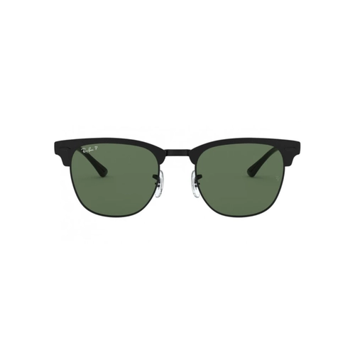 Óculos de Sol Ray-Ban 0RB3716 186/5851 Metal Preto Fosco com lente na cor Verde Polarizado