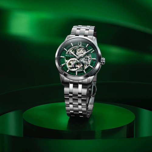 Relógio Bulova Classic Sutton Automático - 96A329 Verde