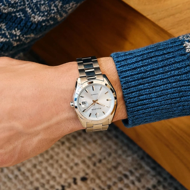 Relógio Bulova Classic Surveyor Automático - 96B469 Azul 2